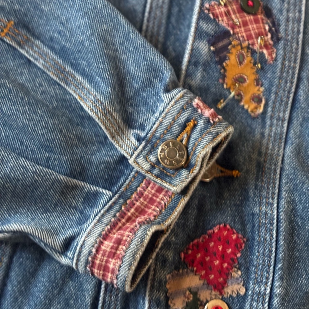 Vintage‎ SunBelt Embroidered Denim Jacket - Picture 6 of 9
